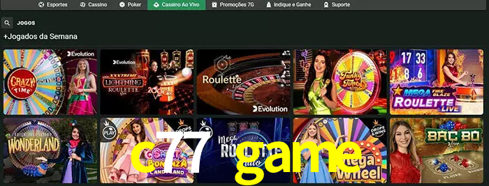 c77 game bet