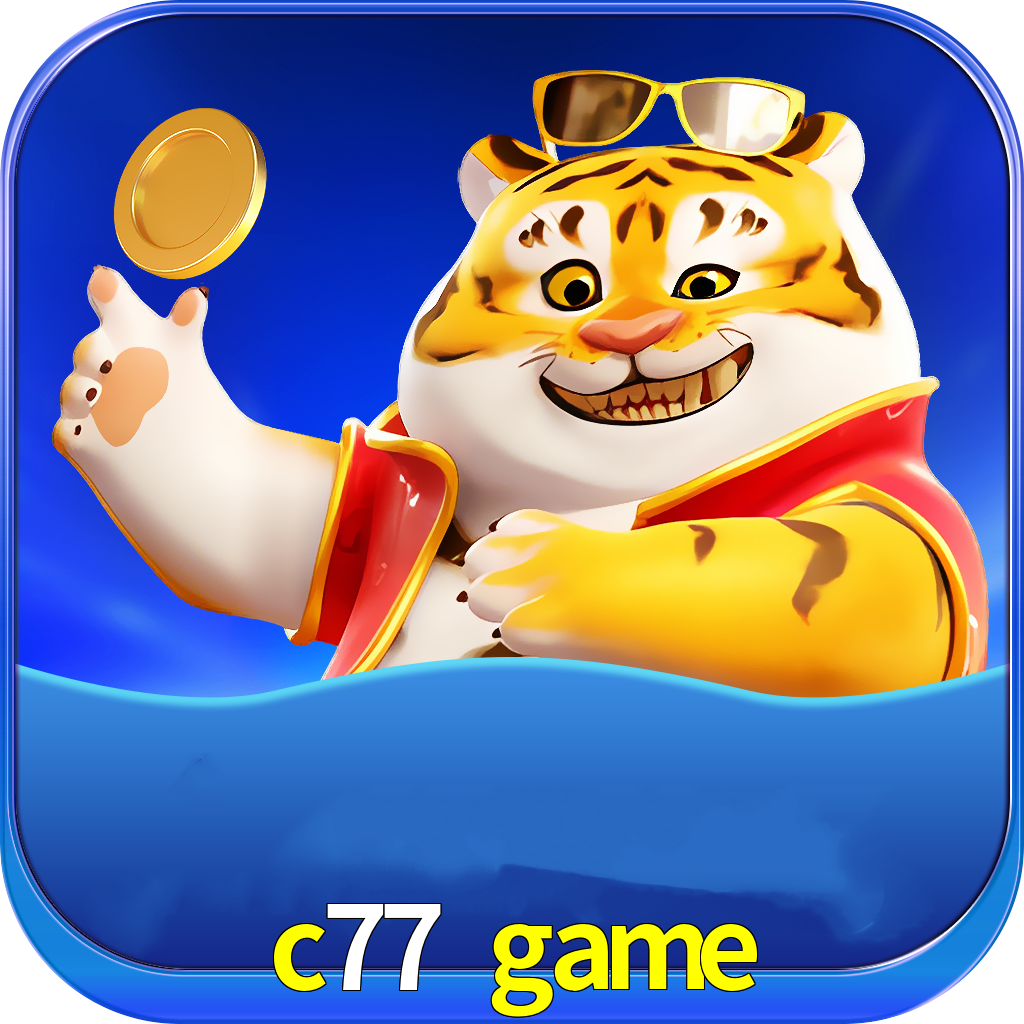 Imagem promocional da c77 game mostrando a plataforma e suas vantagens